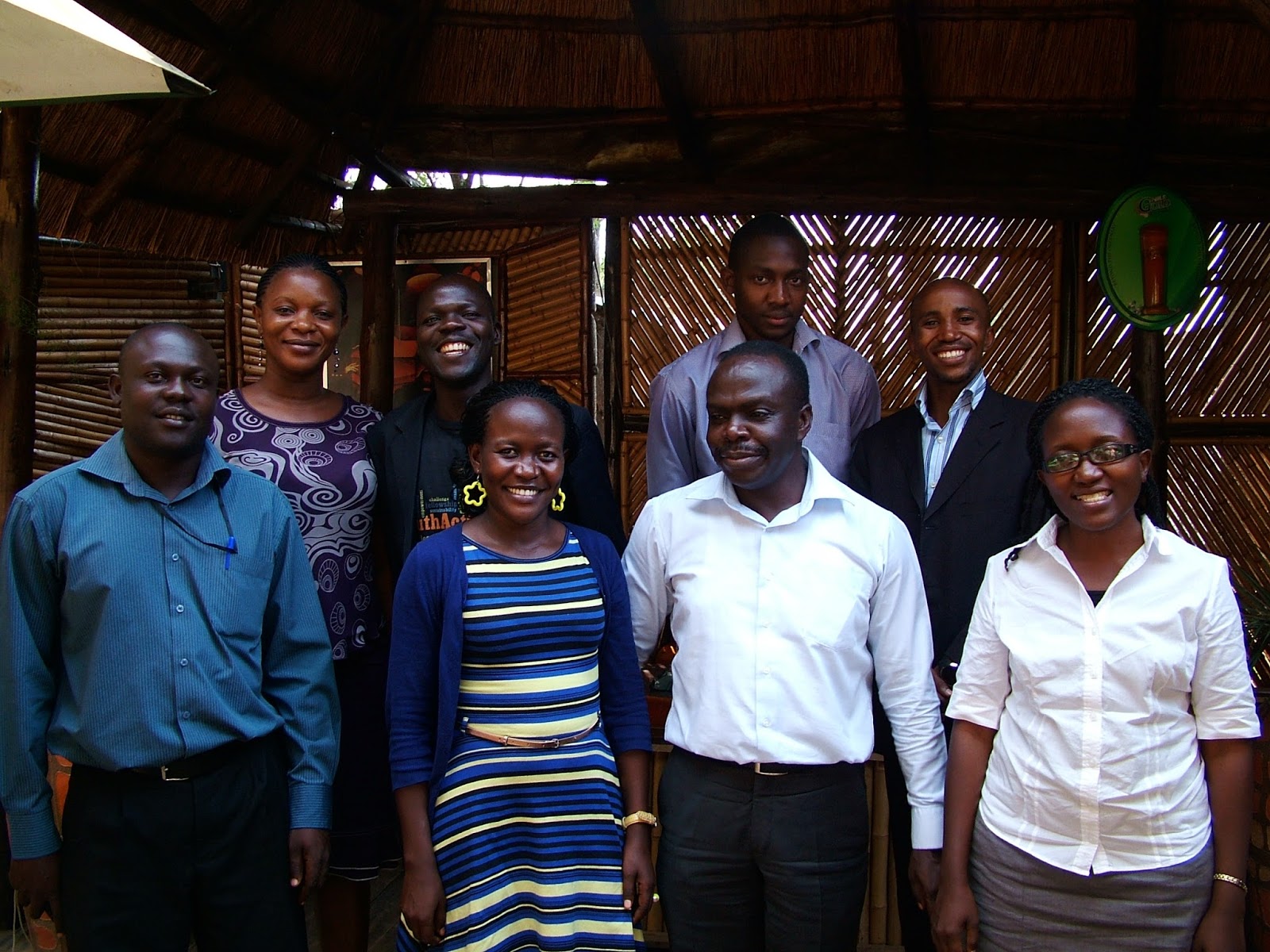 Fellows from Uganda meet with the MUBS team