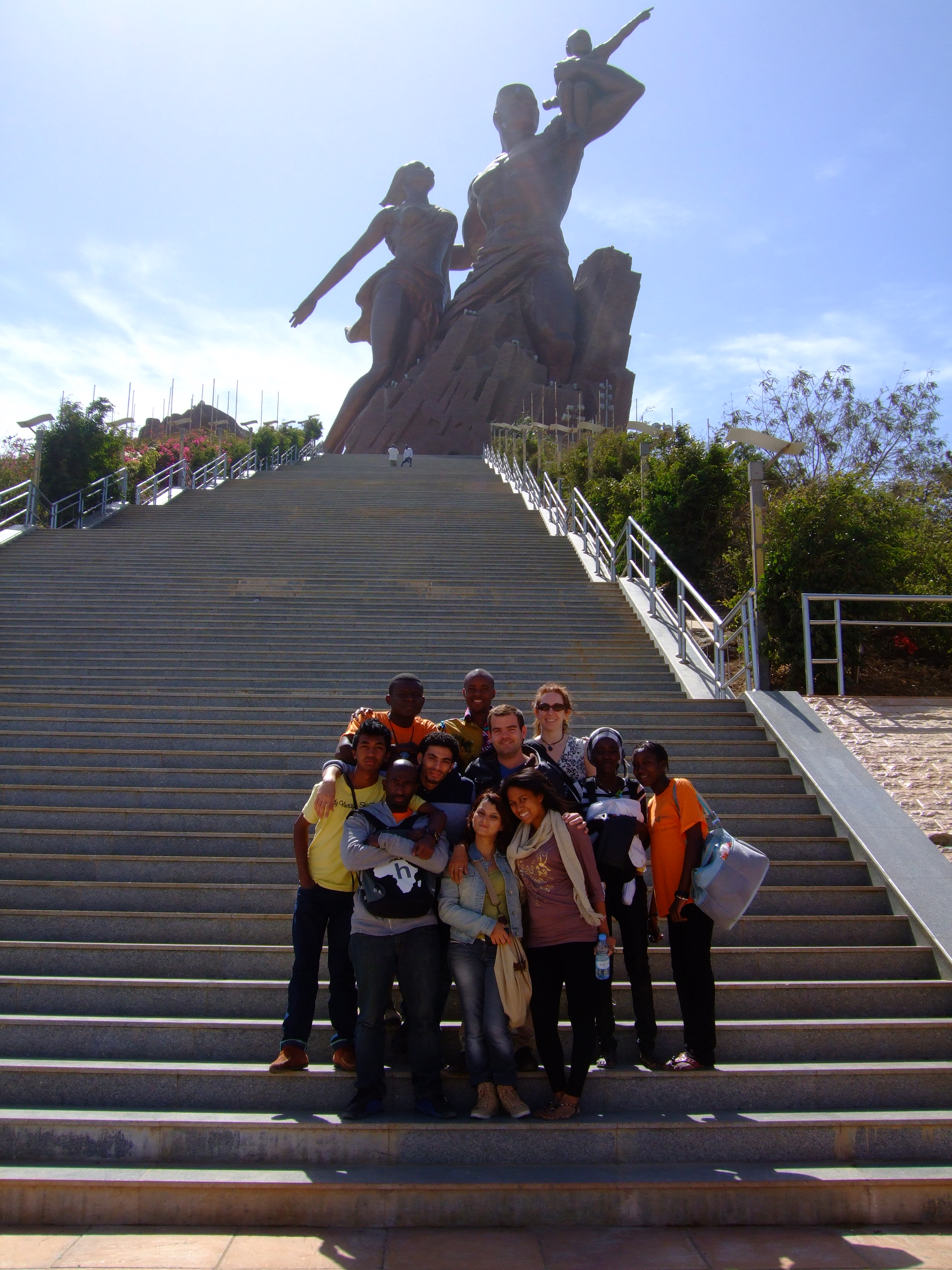 People selfie in Dakar
