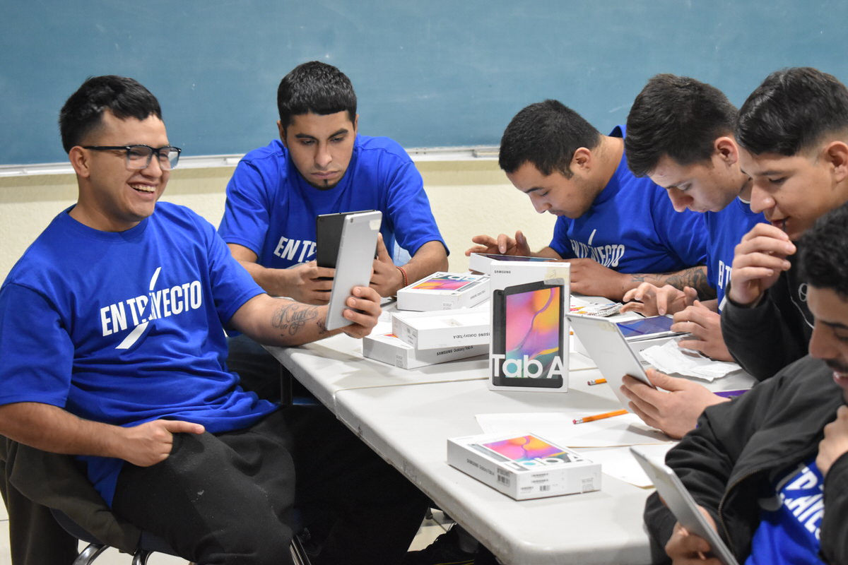 Young benefitiaries from CIPAAR taking classes