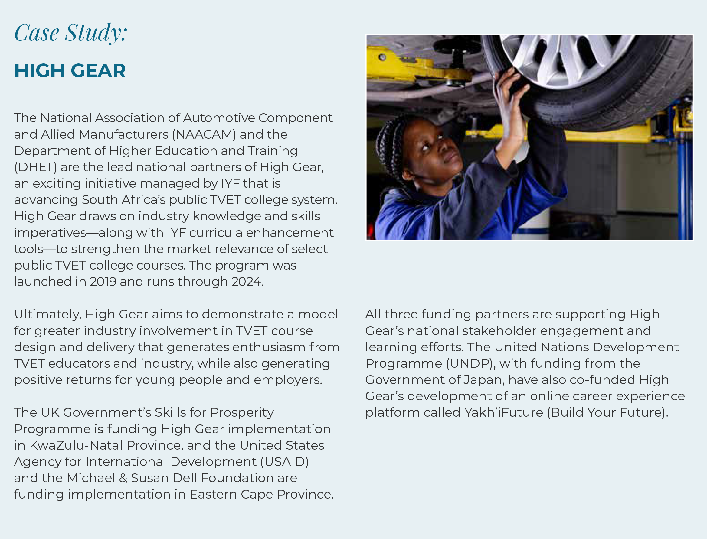 High Gear case study graphic