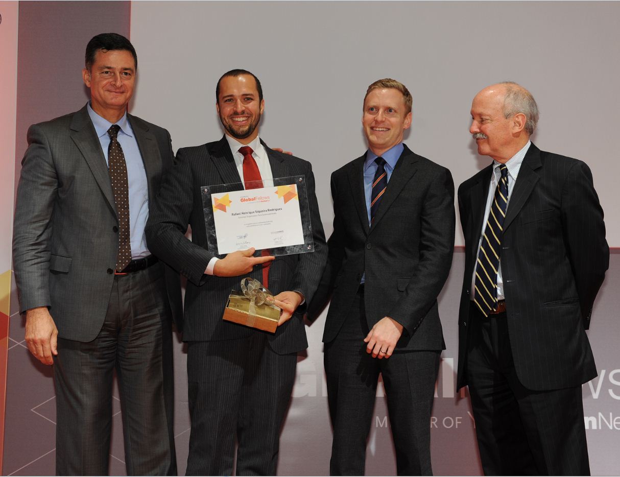 Rafael with CEOs of Laureate, Bilgi University, and IYF