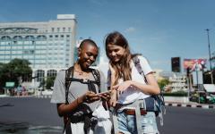 Young tourist blog cover