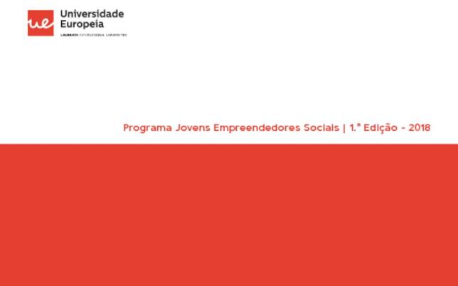 Programa Jovens Empreendedores Sociais 2018 cover