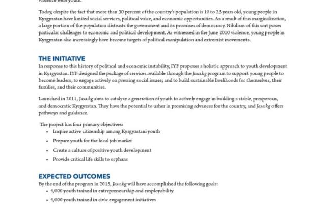 Jasa.kg Fact Sheet Cover