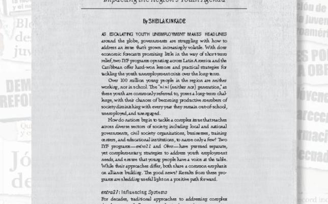 YOUth No. 5, Policy Matters: Going for Scale Across Latin America Cover