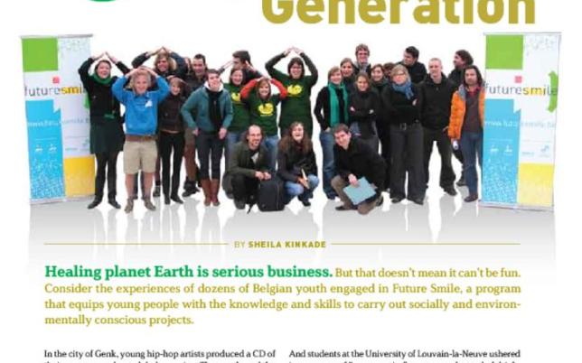 YOUth No. 3, Citizen Youth: "Meet the Green Generation" Cover