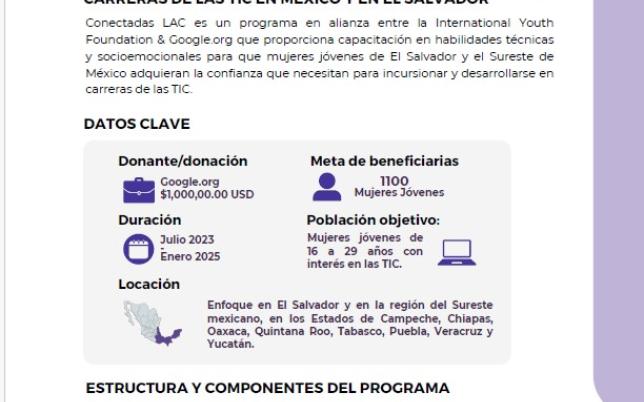 One Pager Conectadas LAC by IYF