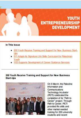 YED Newsletter (Quarter 1, 2013) cover