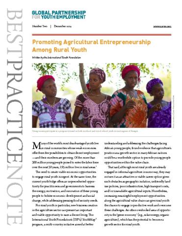 Promoting Agricultural Entrepreneurship Among Rural Youth cover