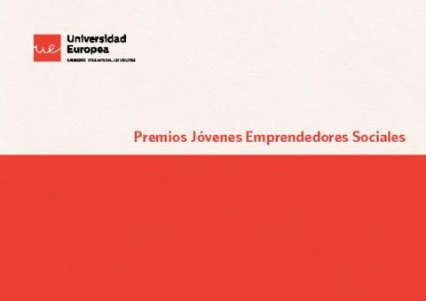 Premios Jóvenes Emprendedores Sociales 2017 cover