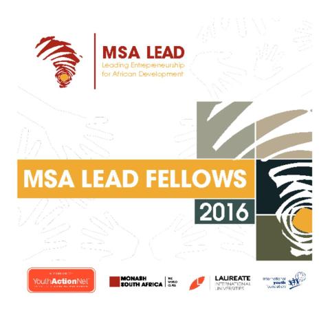 MSA LEAD Fellows 2016 cover
