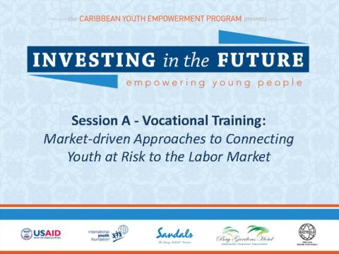 CYEP Conference - Vocational Training: Market-Driven Approaches to Connecting Youth at Risk to the Labor Market cover