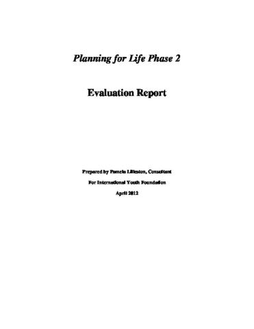 PlanningForLifeII-Eval cover