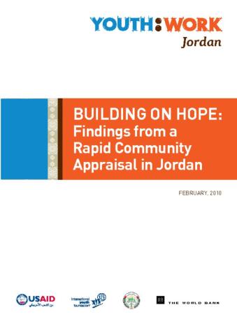 Building on Hope: Findings from a Rapid Community Appraisal in Jordan Cover