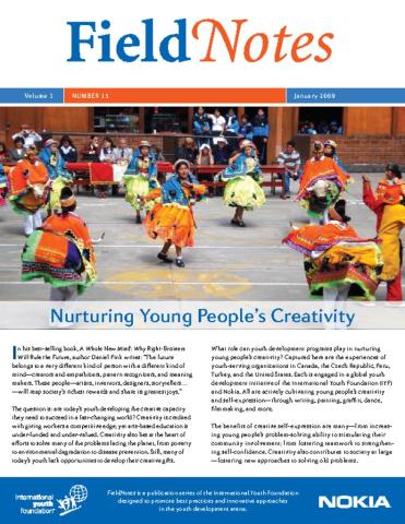 FieldNotes: Nurturing Young People's Creativity Cover