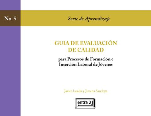 Learning Series #5: Guide to Quality Assessments for Youth Workforce Training & Employment Programs Cover