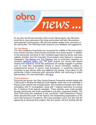 Obra News (September 2011) Cover