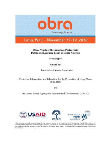Obra Public Event and Learning Conference Cover
