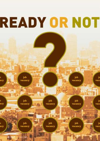 YOUth No. 1, Policy Matters: Ready or Not? The Changing Face of Youth Unemployment in Egypt Cover