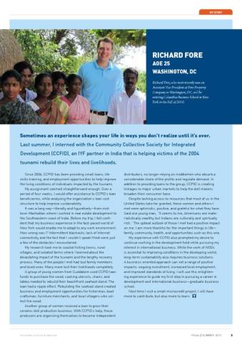 YOUth No. 4, My Story: Richard Fore Cover