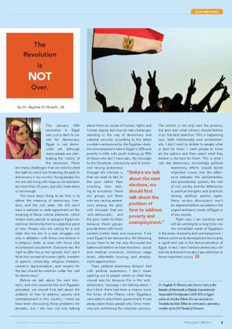 YOUth No. 5, In My Own Words: "The Revolution is Not Over" Cover