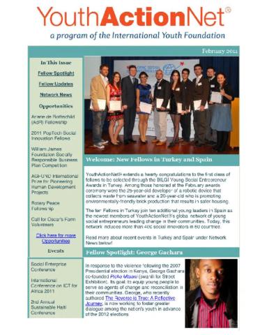YouthActionNet® News (February 2011) Cover