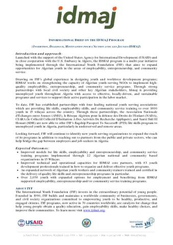 IDMAJ Fact Sheet cover