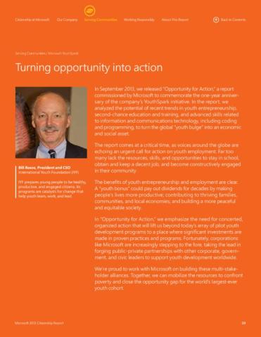 Turning Opportunity into Action cover