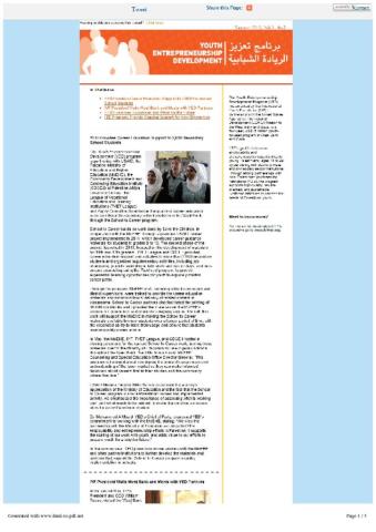 YED Newsletter (Quarter 2, 2013) cover