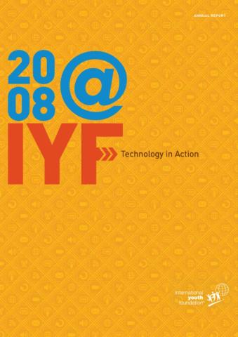 2008 IYF Annual Report cover