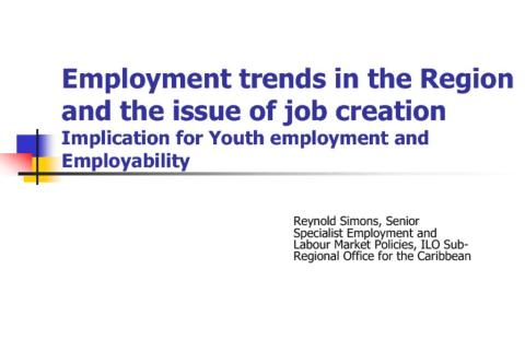 CYEP Conference - Employment Trends in the Region & the Issue of Job Creation cover