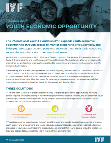 Economic Opporunity brief cover 